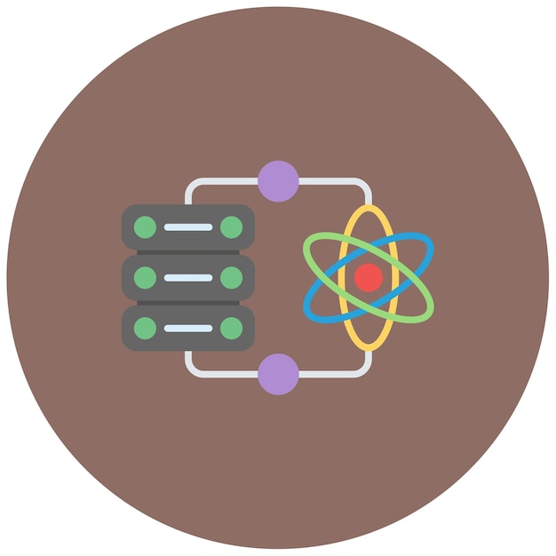 Vector ilustración plana de la ciencia de los datos