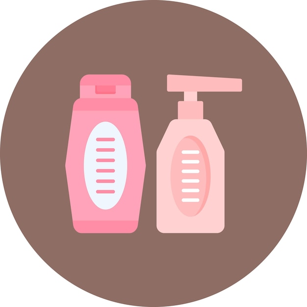 Ilustración plana de cosméticos