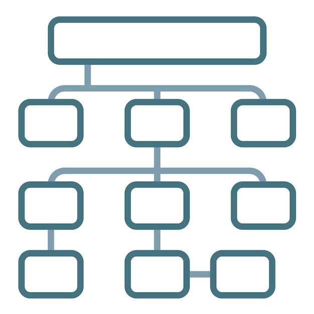 Vector ilustración plana de datos estructurados