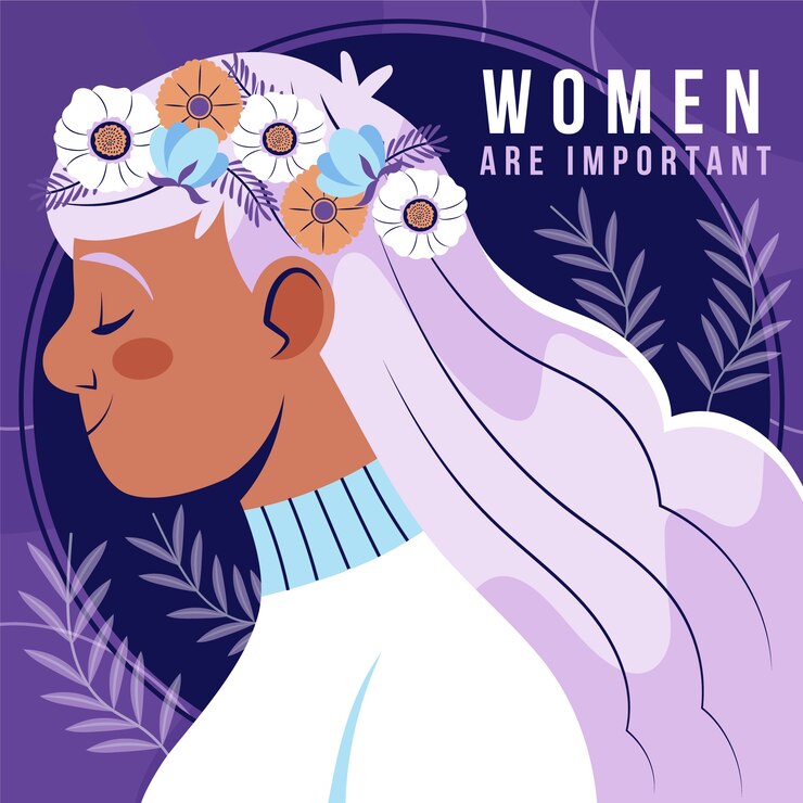 Vector ilustración plana del día internacional de la mujer
