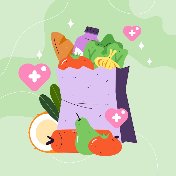 Vector ilustración plana del día mundial de la seguridad alimentaria