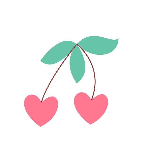 Ilustración plana de dibujos animados para el día de San Valentín