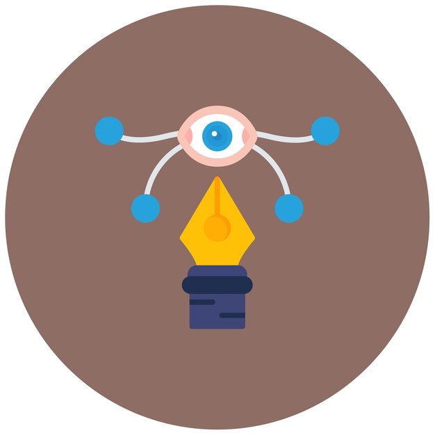 Ilustración plana de diseño visual