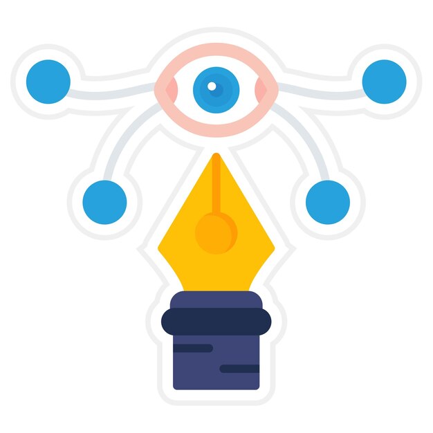 Ilustración plana de diseño visual
