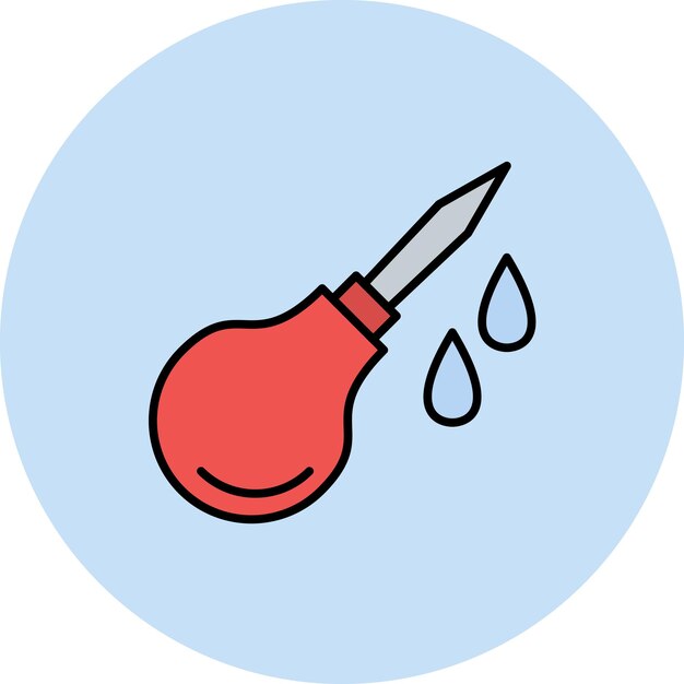 Ilustración plana del enema