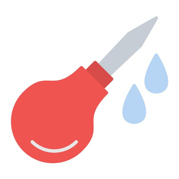 Ilustración plana del enema