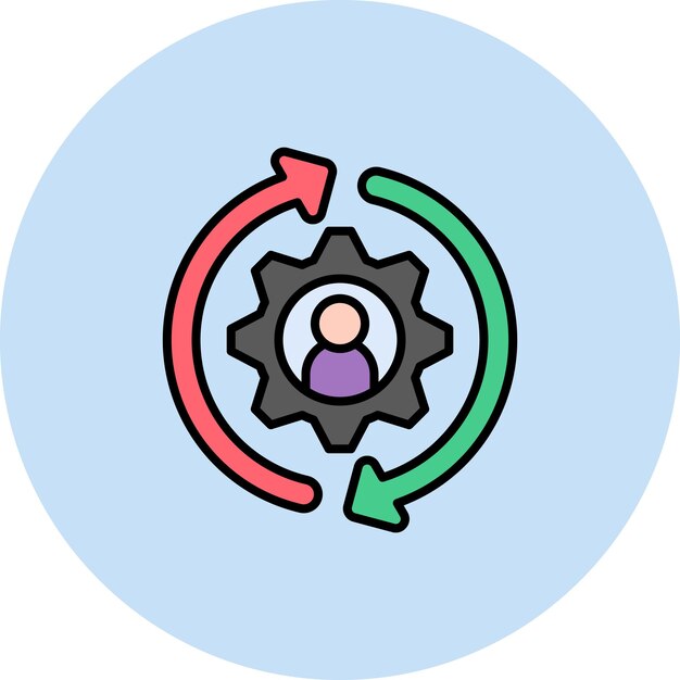 Ilustración plana de la estrategia de retención
