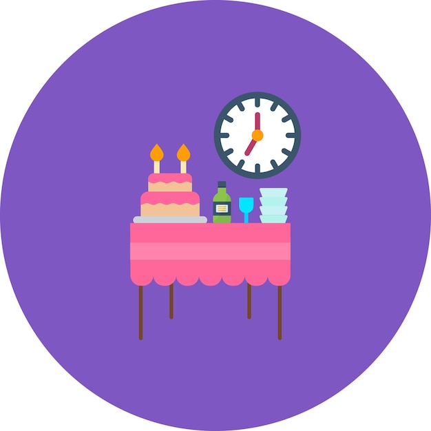 Ilustración plana del evento formal