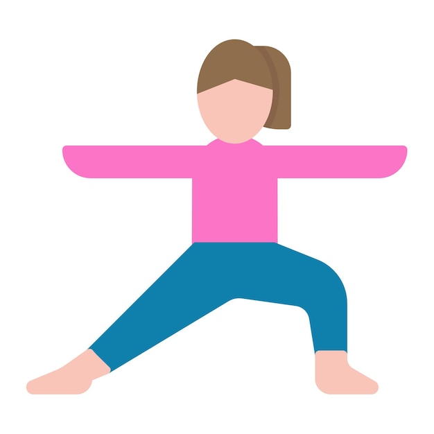 Ilustración plana femenina