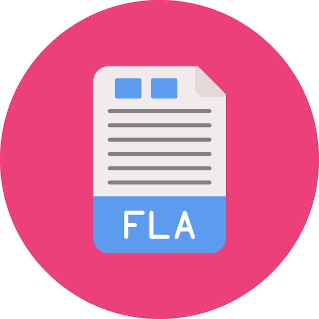 Ilustración plana de FLA