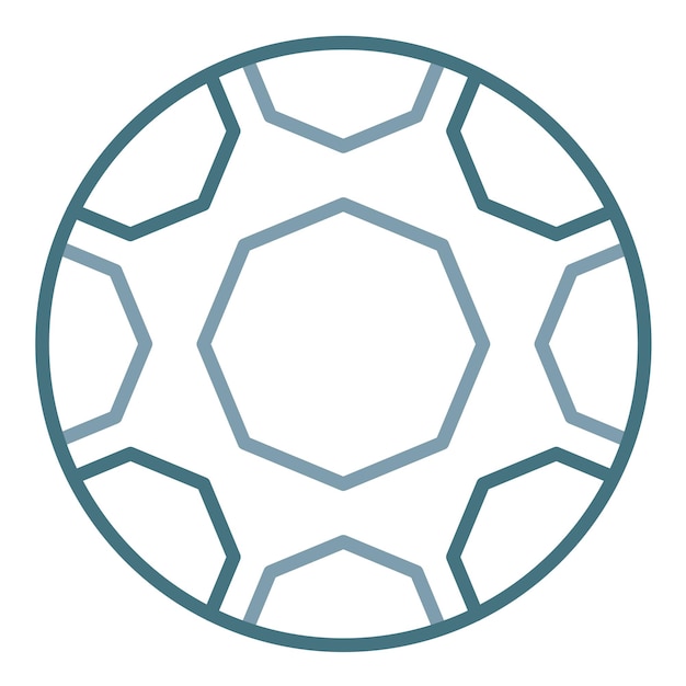 Ilustración plana de fútbol