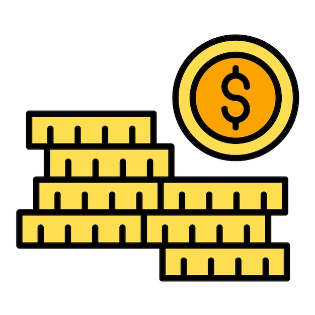Ilustración plana del gráfico de la inflación