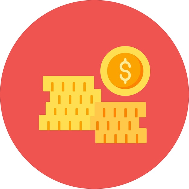 Ilustración plana del gráfico de la inflación