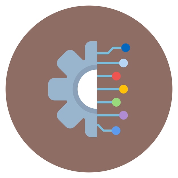 Vector ilustración plana de ingeniería de datos