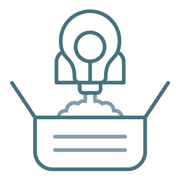 Ilustración plana de la innovación del producto