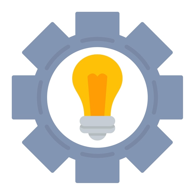 Ilustración plana de la innovación