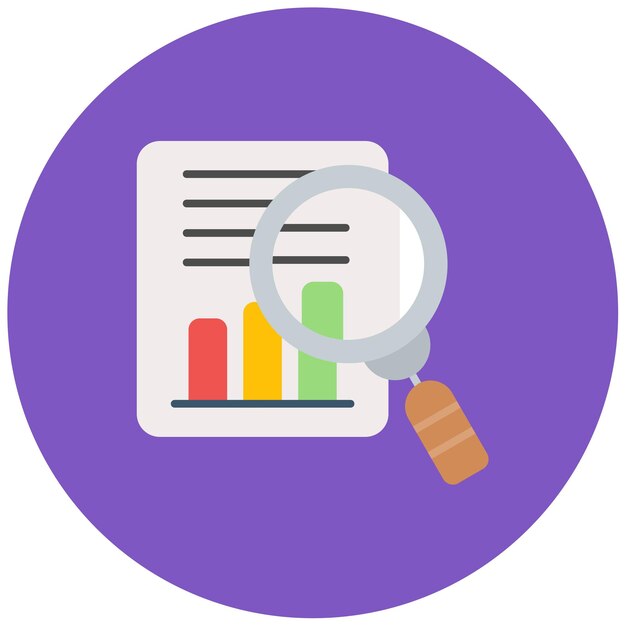 Ilustración plana de investigación