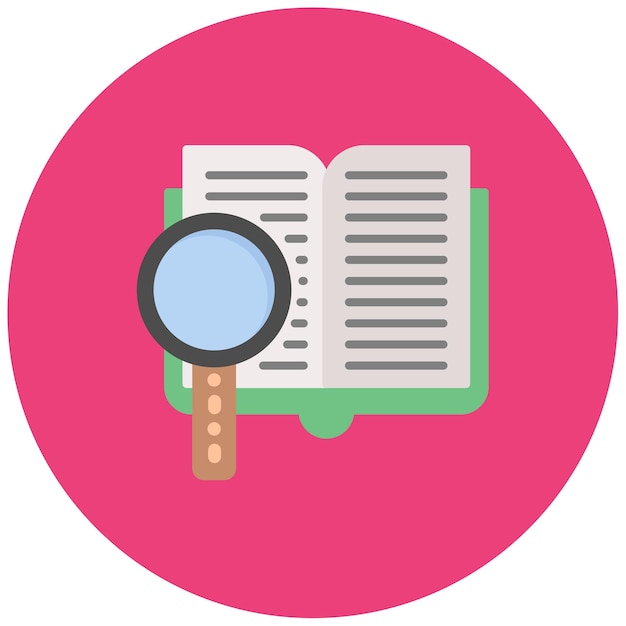 Ilustración plana de investigación