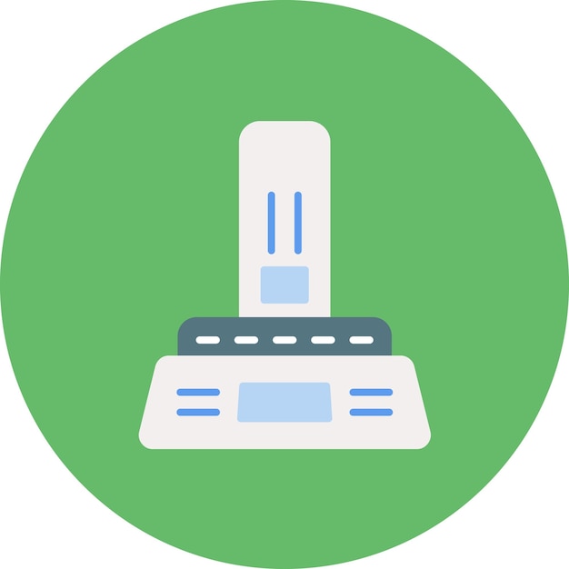 Ilustración plana del joystick virtual