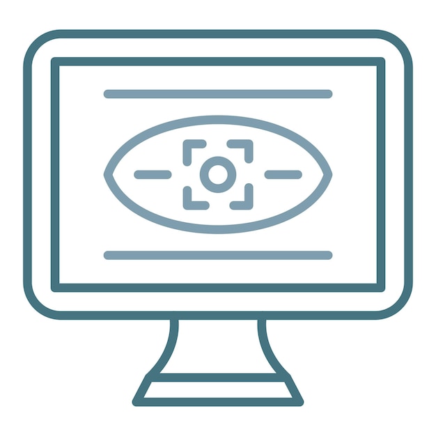Ilustración plana de monitores de seguridad
