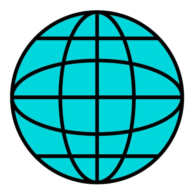 Ilustración plana mundial