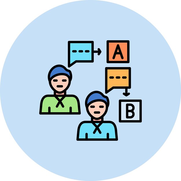 Ilustración plana de opinión
