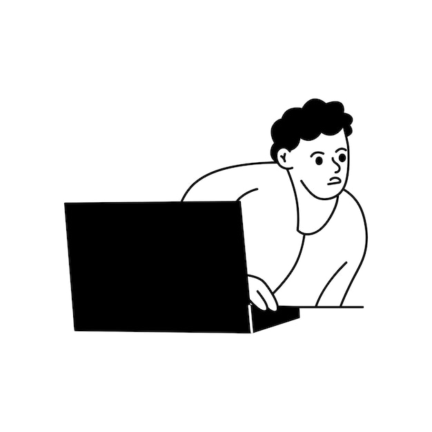 Ilustración plana de personas de negocios