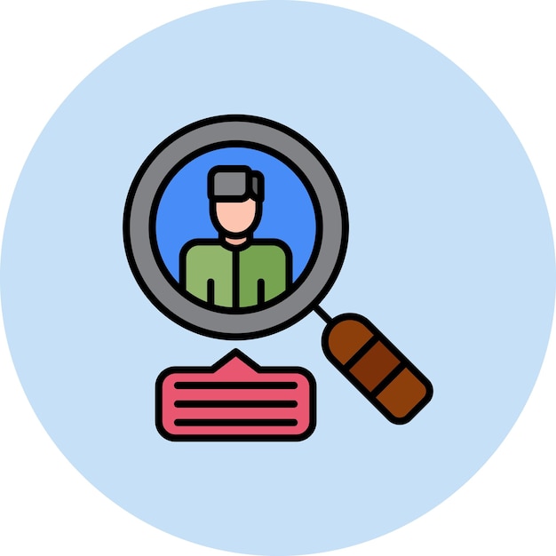 Ilustración plana del proceso de reclutamiento
