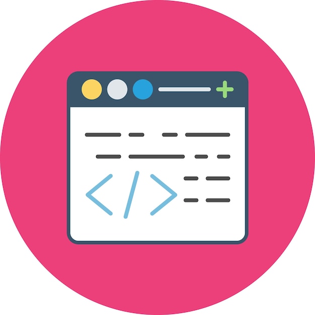 Ilustración plana de programación