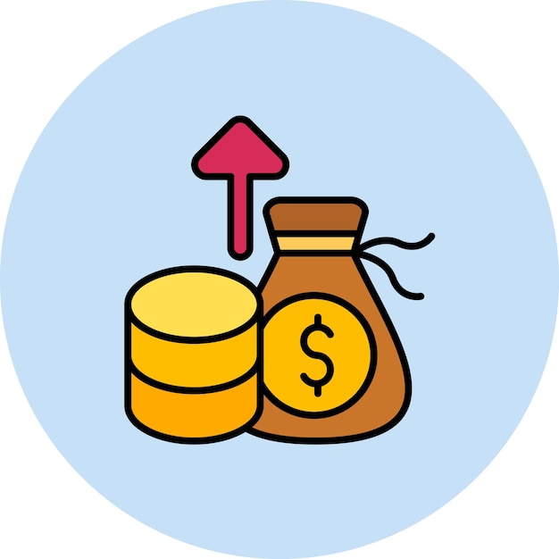 Ilustración plana para recaudar fondos