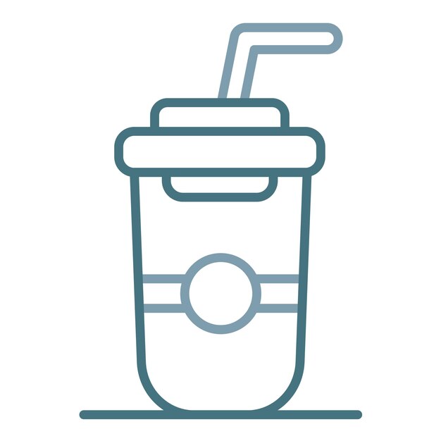 Ilustración plana de refresco