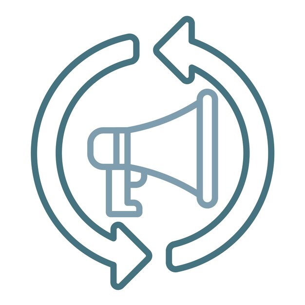 Ilustración plana de remarketing