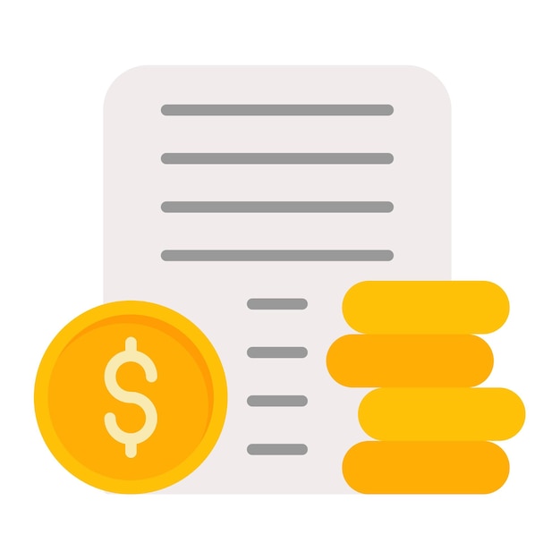 Ilustración plana del salario y la remuneración