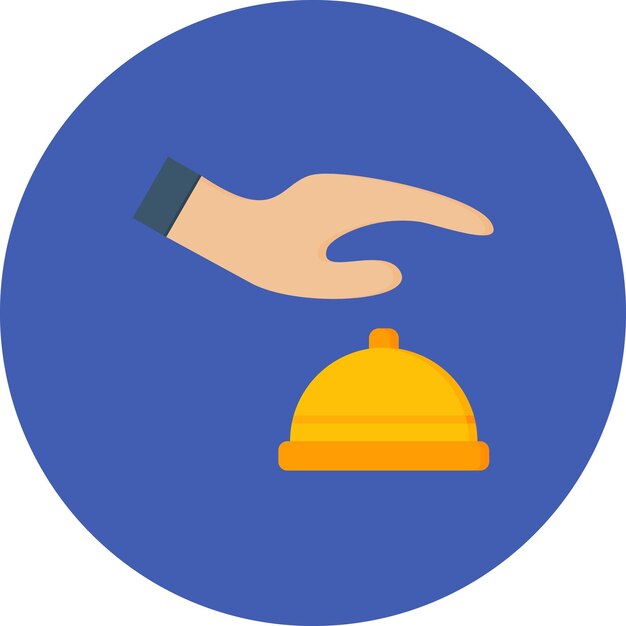 Ilustración plana de servicio completo