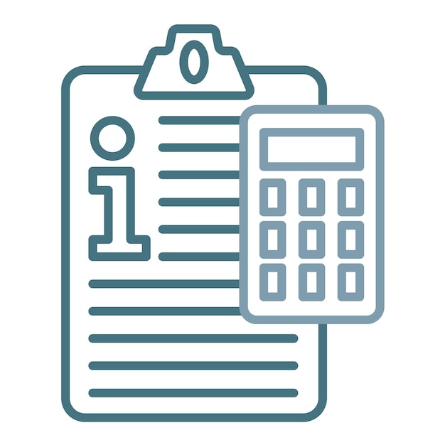 Ilustración plana de los sistemas de información contable