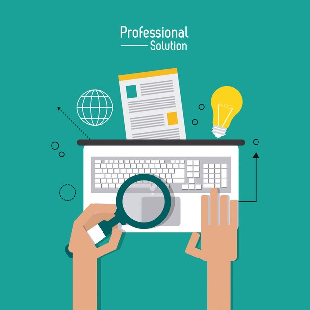 Ilustración plana sobre servicio al cliente