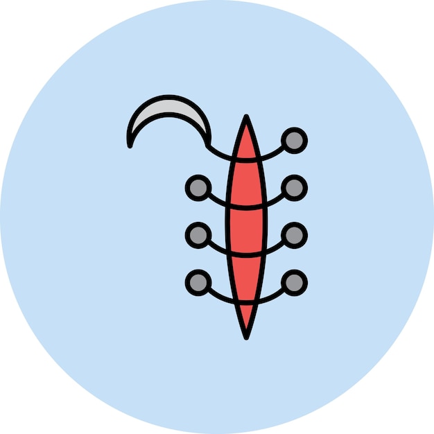 Ilustración plana de sutura