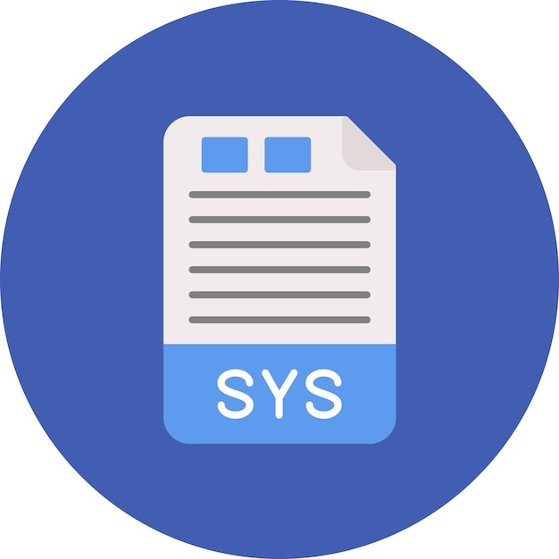 Ilustración plana del SYS