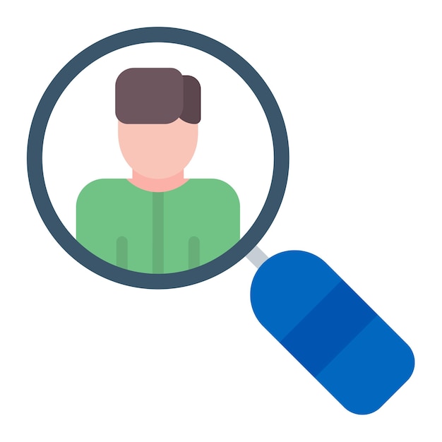 Ilustración plana de vacante de empleo