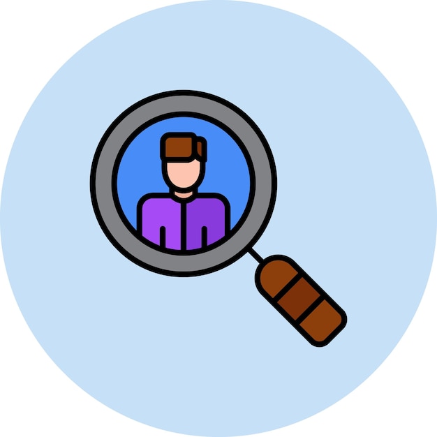 Ilustración plana de vacante de empleo