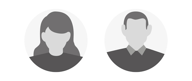 Ilustración plana vectorial en color negro Profilo de usuario Avatar imagen de perfil de icono de persona Adecuado para perfiles de redes sociales iconos protectores de pantalla y como plantilla x9xA