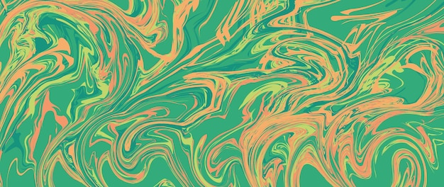 Ilustración plana vectorial Fondo horizontal abstracto con ondas coloridas Estilo retro de moda en colores pastel Ideal para el diseño textil Guardapantallas cubre tarjetas invitaciones y cartelesx9