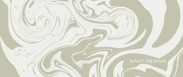 Ilustración plana vectorial Fondo horizontal abstracto con ondas Estilo retro de moda Ideal para el diseño de textiles Guardapantallas cubre tarjetas invitaciones y cartelesx9xA