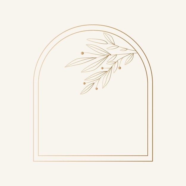 Ilustración plana vectorial Marco elegante en un fondo claro Diseño de plantillas en estilo vintage Fondos para invitaciones de boda tarjetas de felicitación historias de redes sociales y diseño textilx9xA