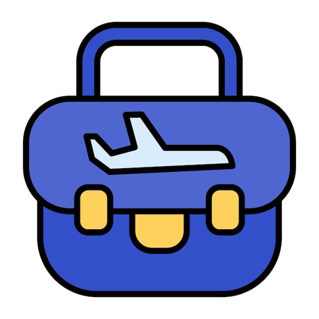 Ilustración plana para viajes de negocios