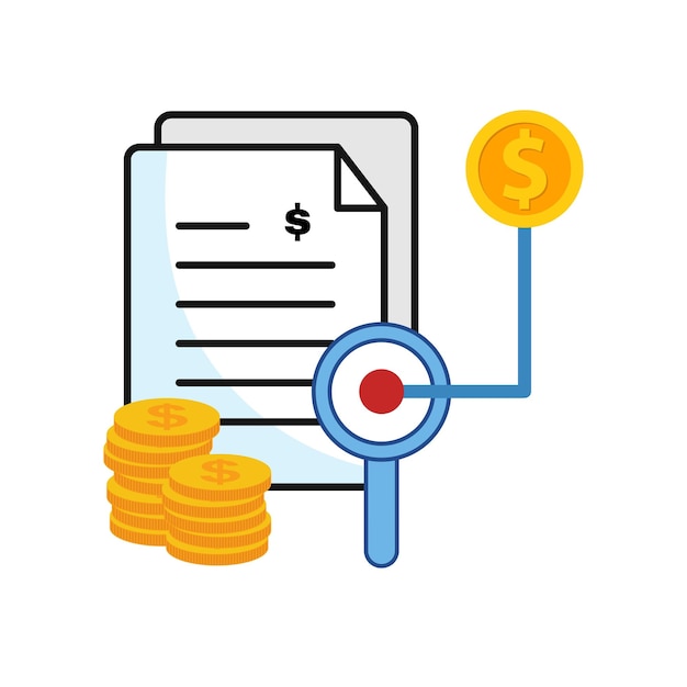 Ilustración de la planificación financiera Presupuesto