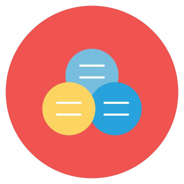 Ilustración del plano lineal de Venn