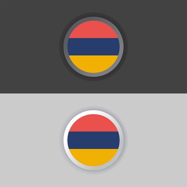 Ilustración de la plantilla de la bandera de Armenia