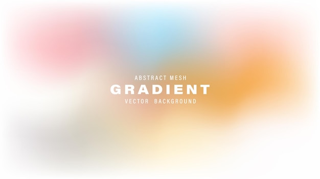 Ilustración de la plantilla de diseño de fondo del vector de gradiente de malla abstracta