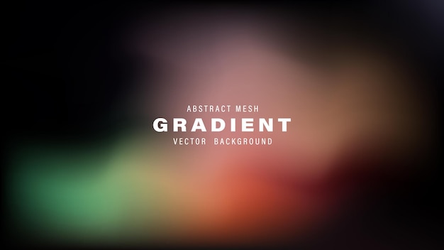 Ilustración de la plantilla de diseño de fondo del vector de gradiente de malla abstracta